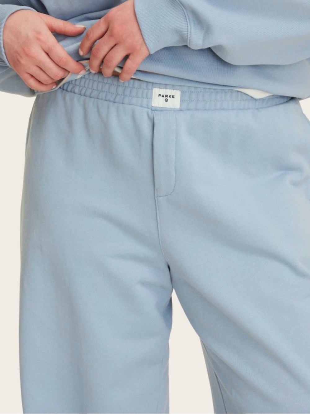PARKE x Target 🎯 SOLD OUT Light Blue Wide-Leg Sweatpants - Women